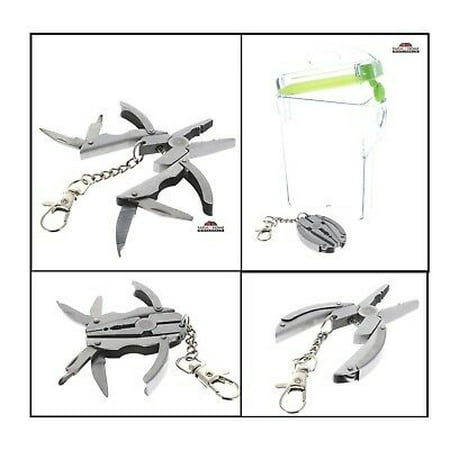 Mini Folding Multi Function Tool ~ Portable Key Chain Keychain ~ New
