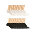 thumbnail image 3 of Felina | No-Show Bamboo Women's Socks | 10-Pack (Black White, One Size), 3 of 3