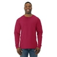 thumbnail image 1 of Jerzees Mens DRI-POWER Active Long Sleeve Crew T-Shirt, XL, Cyber Pink, 1 of 1