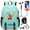 Color4, variant on One Anime Piece Backpack with USB Charging Port Student Schoolbag Multifunctional Laptop Knapsack for Teen