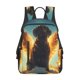 thumbnail image 1 of Fotbe Golden Cloud Winged Dog Mochila Ligera para Hombres y Mujeres - Duradera y Resistente al Agua, Ideal para Escuela, Trabajo, Viajes y Uso Diario, 1 of 7