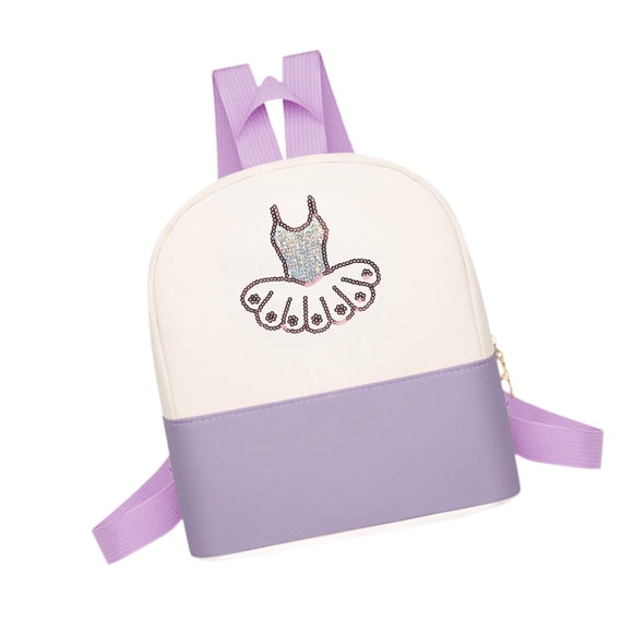 Mochila de baile de ballet, bolso de baile para niñas, bolso de bailarina para bailar. Púrpura