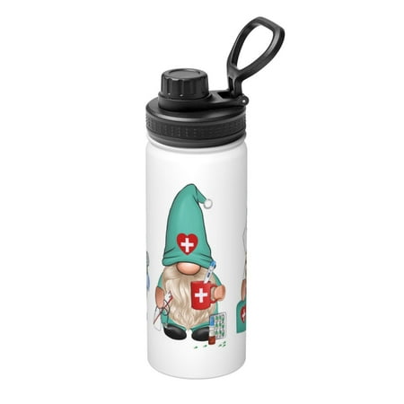 

Gaeub Guomei doctor Print Stainless Steel Water Bottle 18oz Sports Insulated Kettle for Women Men Suitable as a Gift