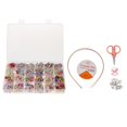 thumbnail image 4 of Juguete de Abalorios de Multicolor, Manualidades Artísticas, Fabricación de Joyas, Juguetes de Bricolaje para Niños Y Niñas (alrededor de 500 Piez Retro Gloria Cuentas mixtas para hacer joyas, 4 of 5