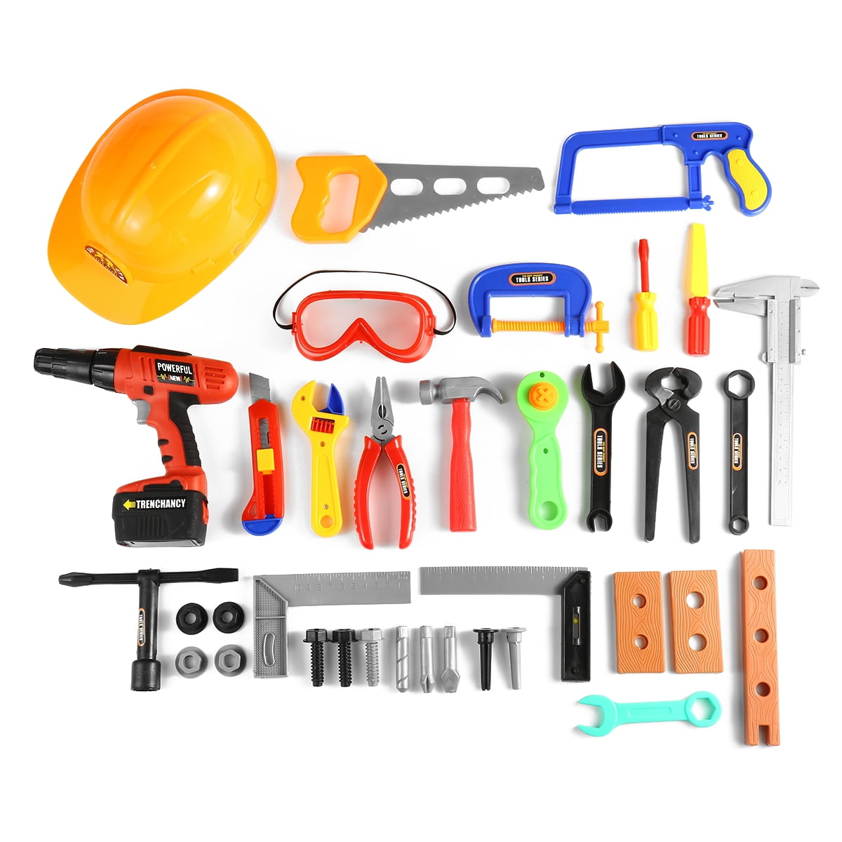32pcs Repair Tools Toy Pretend Play Toy Set Playset Construction Toy for Kids 