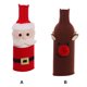 thumbnail image 4 of Billuyoard Cubierta de botella de vino de punto, muñeca, manga elástica Universal, de comedor, cerveza de Navidad, botella de vino, banda de ropa, Kits de decoración para fiestas Papá Noel Billuyoard HA068783-01, 4 of 6