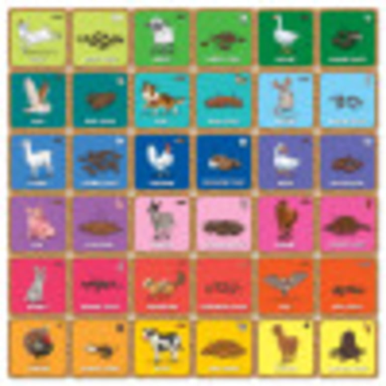 MasterPieces Old MacDonald's Farm - Animal Poop Matching Game