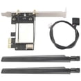 thumbnail image 3 of PCIE WiFi Card Adapter Bluetooth Dual Band Wireless Network Card Repetidor Adaptador for PC Desktop, 3 of 5