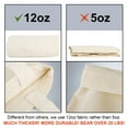 thumbnail image 4 of Muka 4 Pack Heavy Duty Canvas Tote Bag 12oz Cotton Tote Bags 15 x 16 Inch-Natural-100% Cotton, 4 of 7
