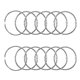 thumbnail image 1 of 30 Uds Gancho para Cortina de Ducha YONGSHENG Anillo Colgante Redondo Cierre Móvil Plata, 1 of 3