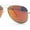 Silver Purple Orange Mirror, variant on Kids Size Color Mirror Classic Tear Drop Shape Officer Pilots Wire Rim Sunglasses Gold - Teal Mirror