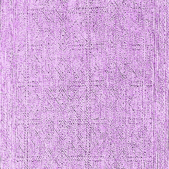 Ahgly Company Indoor Square Solid Purple Modern Area Rugs, 4' Square