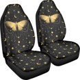 thumbnail image 3 of POLERO Butterfly and Moon Pattern Polyester Auto Front Seat Cushion Breathable, Washable Car Accessories Protectors for Man, Set of 2 Front Seat Cover, 3 of 13