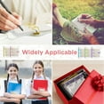thumbnail image 7 of 5 Pack Mini Transparent 3 Ring Binder Covers with Binder Inner Papers Storage Bags Label Sticker Binder Pockets, 7 of 7
