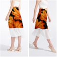 thumbnail image 4 of Maple Leaves Stylish Chiffon Beach Dresses with Polyester Straps - Beach Skirt for Women, 4 of 6