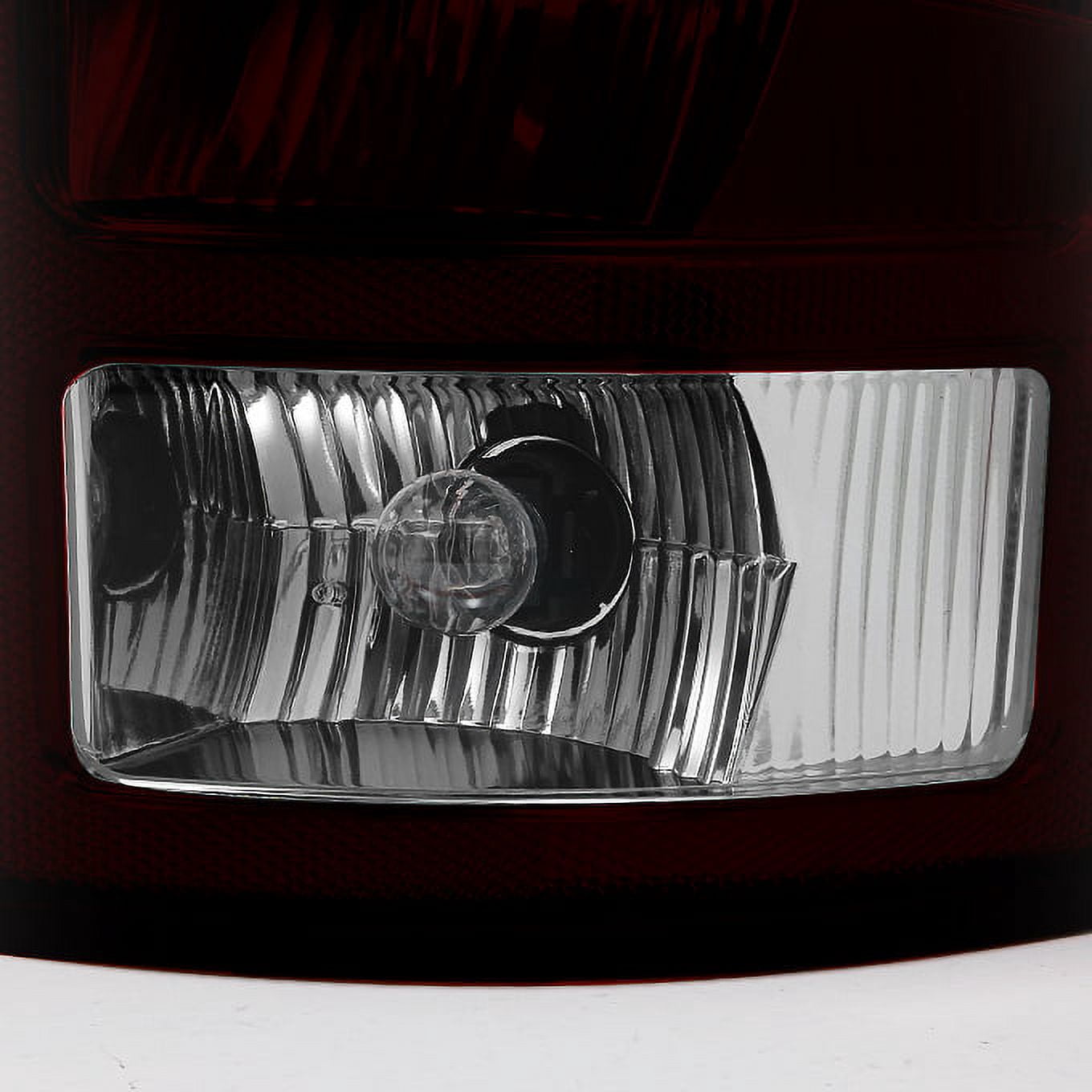 AKKON - For 02-06 Dodge Ram 1500 | 2500 |3500 Pickup Truck Dark Red Tail Lights Replacement With Circuit Board Pair