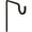 Black, variant on N275-507 - V2646 - 9-in Extended Wall Hook in Black