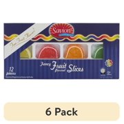 (6 pack) Savion Fruit Slices, 6 oz