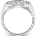 thumbnail image 2 of Sterling Silver Rhodium-Plated Polished Cz Fashion Ringsize 6 (Width 2.6 To 5.9) - Jbsp, 2 of 5