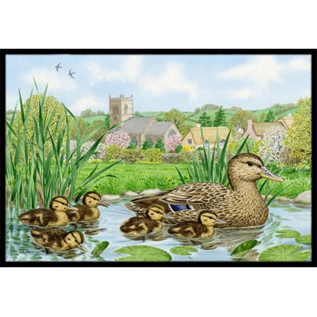 Carolines Treasures ASA2178MAT Canard Colvert Tapis d'Intérieur Ou d'Extérieur- 18 x 27