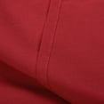 thumbnail image 2 of 100% Egyptian Cotton Emperor (110" x 114" ) Flat Sheet, 600 Thread Count, Cool & Breathable, Soft & Durable Top Sheet { Solid Burgundy Emperor Size }, 2 of 6