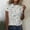 Blue, variant on Babysbule Women's Oversize Summer Tops Casual Short Sleeve Round Neck Printed Loose Womens Tops