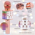 thumbnail image 3 of Wireless Karaoke Microphone, Portable Bluetooth Microphone Karaoke Player with LED Lights for Party Singing Kids Gift Idea, 3 of 4