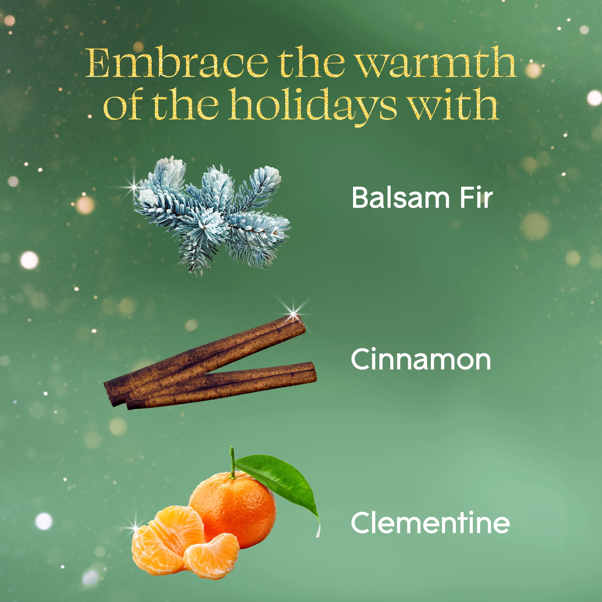 Glade® Plugins Scented Oil Refill, Pine & Shine™, Stocking Stuffer, 5 Refills