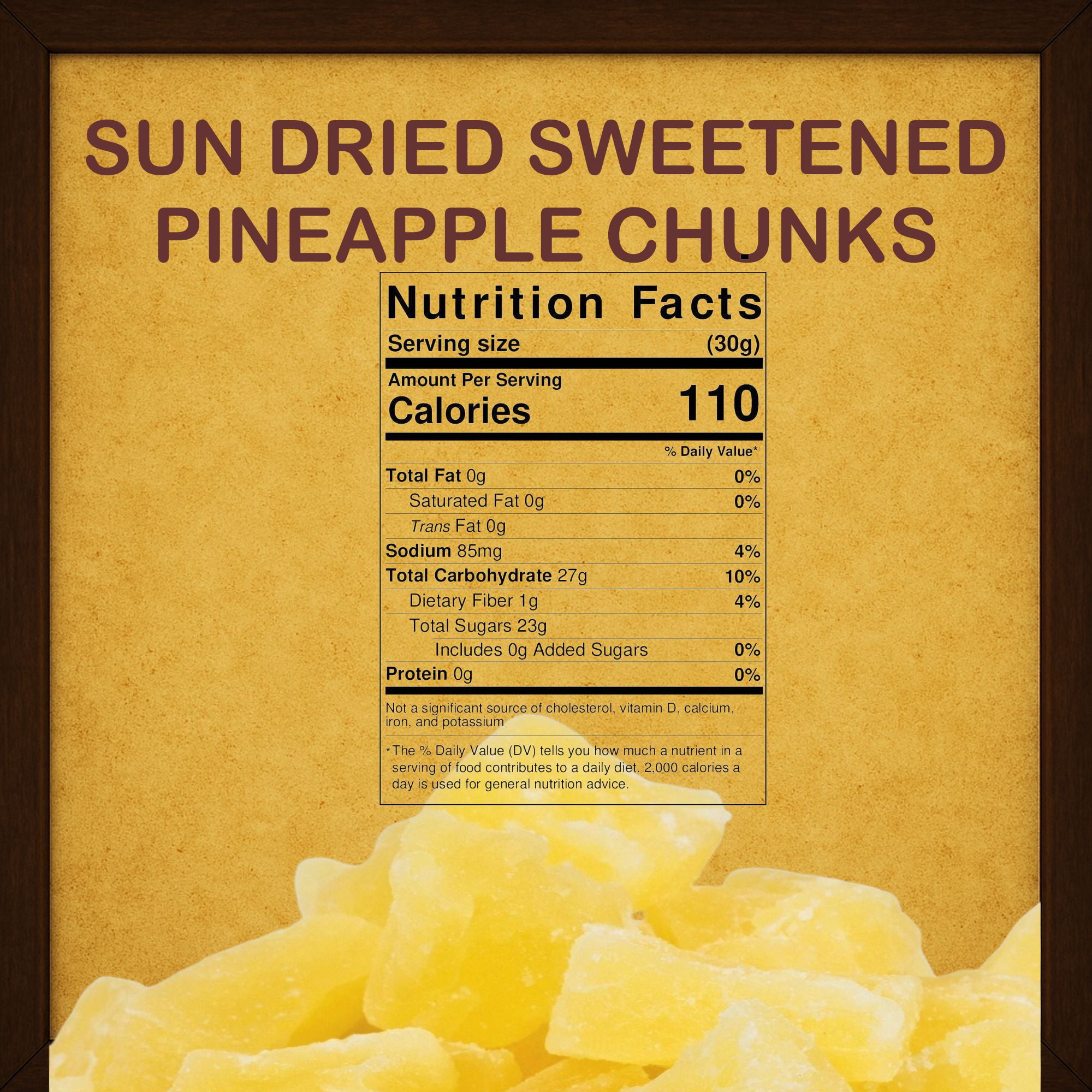 Michele's Pantry Sweetened Pineapple Dried Fruit Bites, 4 lb. Bag