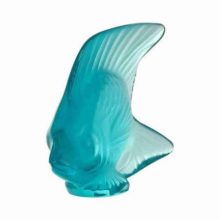 - Lalique Figurine Torquoise Seal Fish 3002500