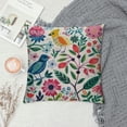 thumbnail image 2 of ONETECH  Pillow Case Country Spring Flowers Birds Leaves Country Garden Floral Cute Summer Pillow Cover Protector Pillow Sham Standard Long Pillowcase Zippered, 2 of 5