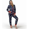 thumbnail image 6 of Joyfy Women's Christmas Pajamas, Adult Fleece Plaid Hoodie Full Zip Women's Pajamas, Women's Holiday Pajamas, 6 of 8