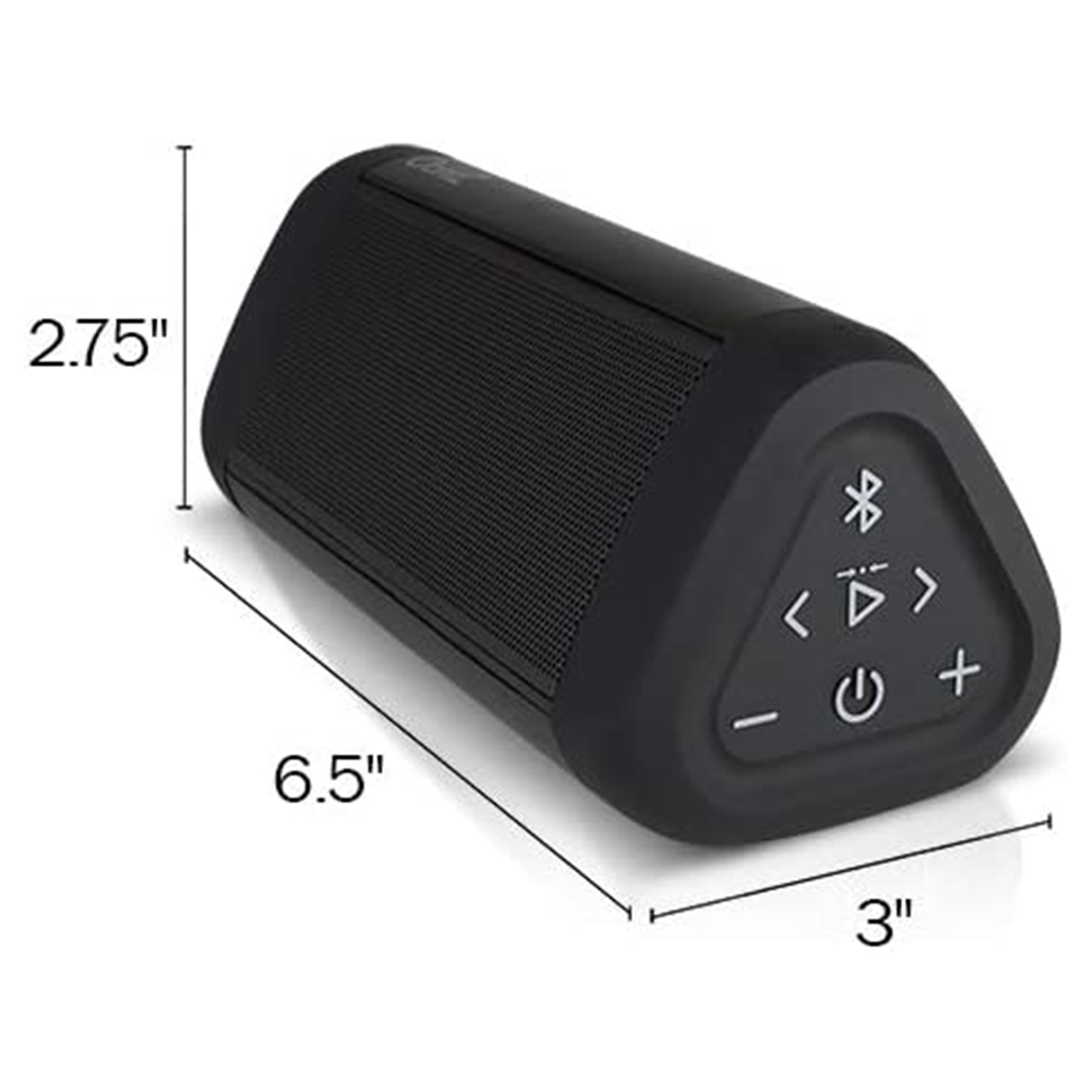 Oontz Angle 3 ULTRA Bluetooth Speaker 2-Pack - Waterproof Speakers, Black