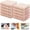 Pink, variant on 10 Pack Thick Wave Dishcloths Kitchen Cleaning Degreasing Cloths Absorbent Washable Household Cleaning Towels Lazy Cleaning