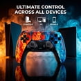thumbnail image 2 of Rotacess Wireless Controller for P5 Controller, with Dual Vibration/Motion Sensor/Screenshot/3.5mm Audio Jack, Compatible with PS5/Pro/Slim Console, Blue, 2 of 8