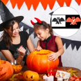 thumbnail image 3 of Guirnalda de Halloween, colgante de vacaciones, suministros para fiestas, artesanía de papel, diseño de escena, decoración colgante, adorno de Kits de decoración para fiestas  en forma de murciélago Wosthever HA068096-01, 3 of 6
