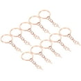 thumbnail image 4 of 10 Uds. De piezas de llavero de decoración con conector de clavija de ojo de tornillo, accesorios DIY, 4 of 8