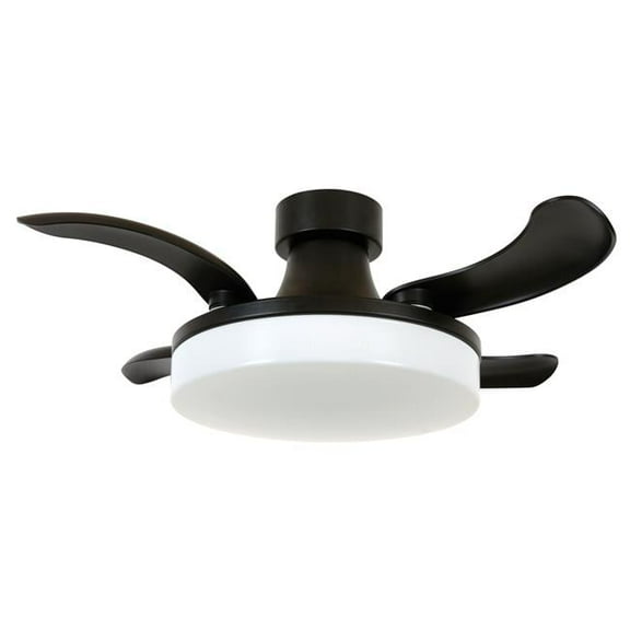 Fanaway 21066501 Fanaway Orbit 36-inch Matte Black Ceiling Fan with Light
