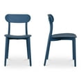 thumbnail image 2 of Moe's Home Collection Kent Outdoor Dining Chair Navy - Set Of Two Plastic, 2 of 6