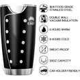 thumbnail image 3 of Chef 20oz Tumbler with Lid Funny Chef Nutrition Vacuum Insulated Tumbler Cup Culinary Cooking Lovers Gift Tumbler Travel Coffee Mug Chef Uniform Black, 3 of 6