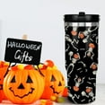 thumbnail image 4 of 30 oz Halloween Tumbler with Lid and Straw, Pumpkin Skeleton Goth Tumbler Insulated Coffee Travel Mugs Cup Water Bottle Cute Halloween Gifts for Women Girls, 4 of 6