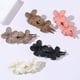 thumbnail image 4 of Pisexur Belleza Maquillaje Pinzas planas para el pelo para mujer - Paquete de 8 pinzas con forma de flor, sin decoración, para cabello fino o delgado, accesorios flexibles para mujeres y hombres, 4 of 9