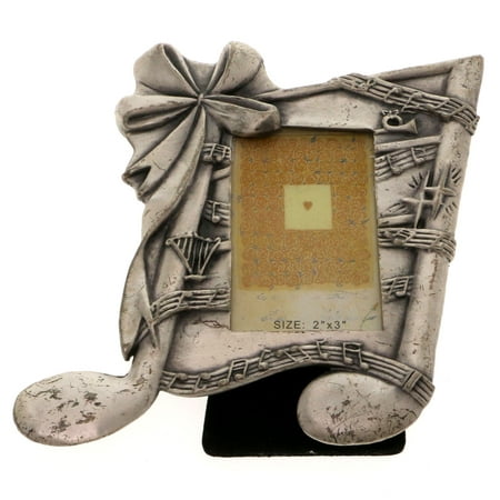 - Mi Amore Music note Picture-Frame Pewter