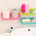 thumbnail image 6 of UDIYO Double Suction Cup Sink Sponge Soap Holder Kitchen Bathroom Drain Storage Rack, 6 of 7
