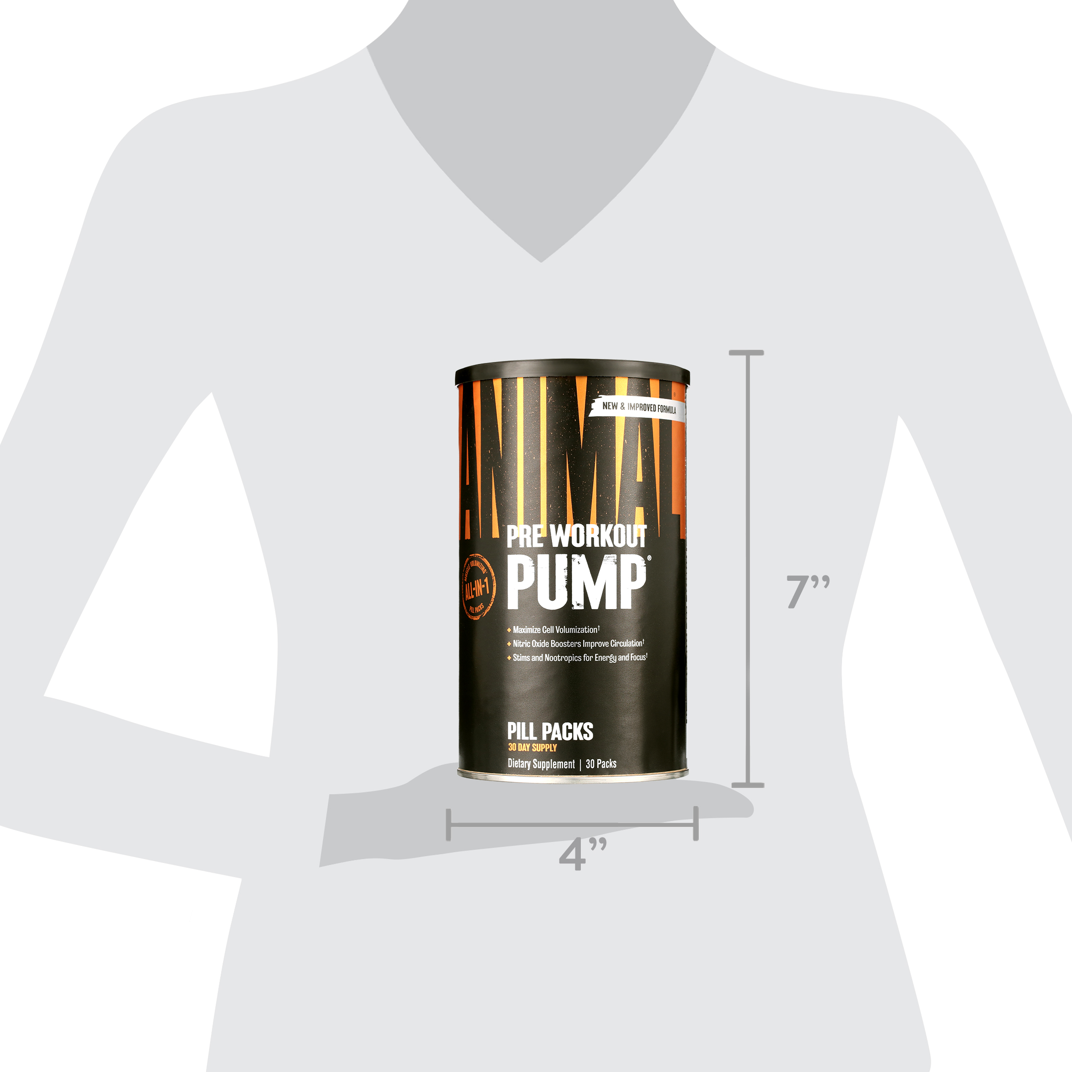 Universal Nutrition Animal Pump Pre Workout Pack, 30 Ct