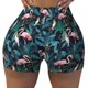 thumbnail image 2 of Balery Flamingos And Birds Pantalones cortos de entrenamiento estampados para mujer, sin costuras, ajustados, para gimnasio, yoga, correr, deportes, ejercicio activo, fitness.-X-Large, 2 of 8