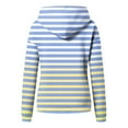 thumbnail image 5 of Ashirexll Oversized Hoodies for Women, Womens Hoodies, Fashion Matching Color Striped Hoodies Casual Ladies Long Sleeve Hooded Sweatshirts, 5 of 5