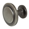 thumbnail image 2 of GlideRite 1-1/4 in. Classic Round Ring Cabinet Knob, Satin Pewter, 2 of 5