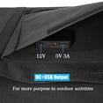 thumbnail image 3 of ERNA 400W Solar Panel Foldable Solar Cell Solar Folding Bag Power Bank for Phone Outdoor Camping Hiking Boat RV Car Energy Storage, 3 of 16