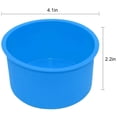 thumbnail image 2 of Mini Moldes de Silicona para Pasteles,Bandeja para Hornear Redonda de 4 Pulgadas,Molde para Hornear Silicona Antiadherente, Bandeja para Hornear, Reutilizable, Azul, Juego de 12, 2 of 5